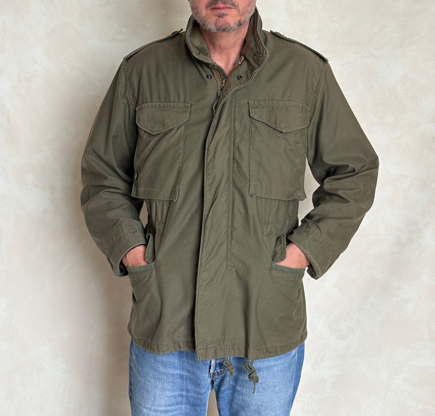 Small Short. Authentic 1984 U.S Army  M-65 Field Jacket | OG-107 Military Issue