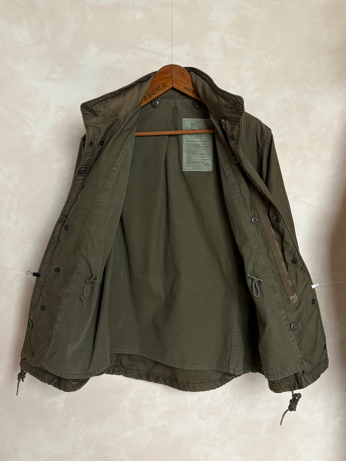 Small Short. Authentic 1984 U.S Army  M-65 Field Jacket | OG-107 Military Issue