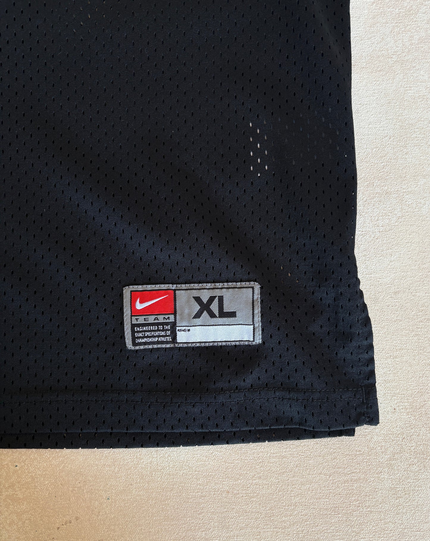 XL. Nike Sacramento Kings Jason Williams No. 55 Black Mesh 2000s NBA Vintage Stitched Logo