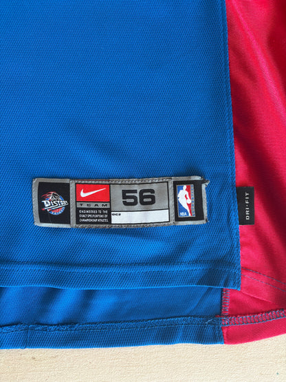 Nike Detroit Pistons Ben Wallace No. 3 Jersey Size 56/3XL Blue Dri-Fit 2000s NBA Vintage