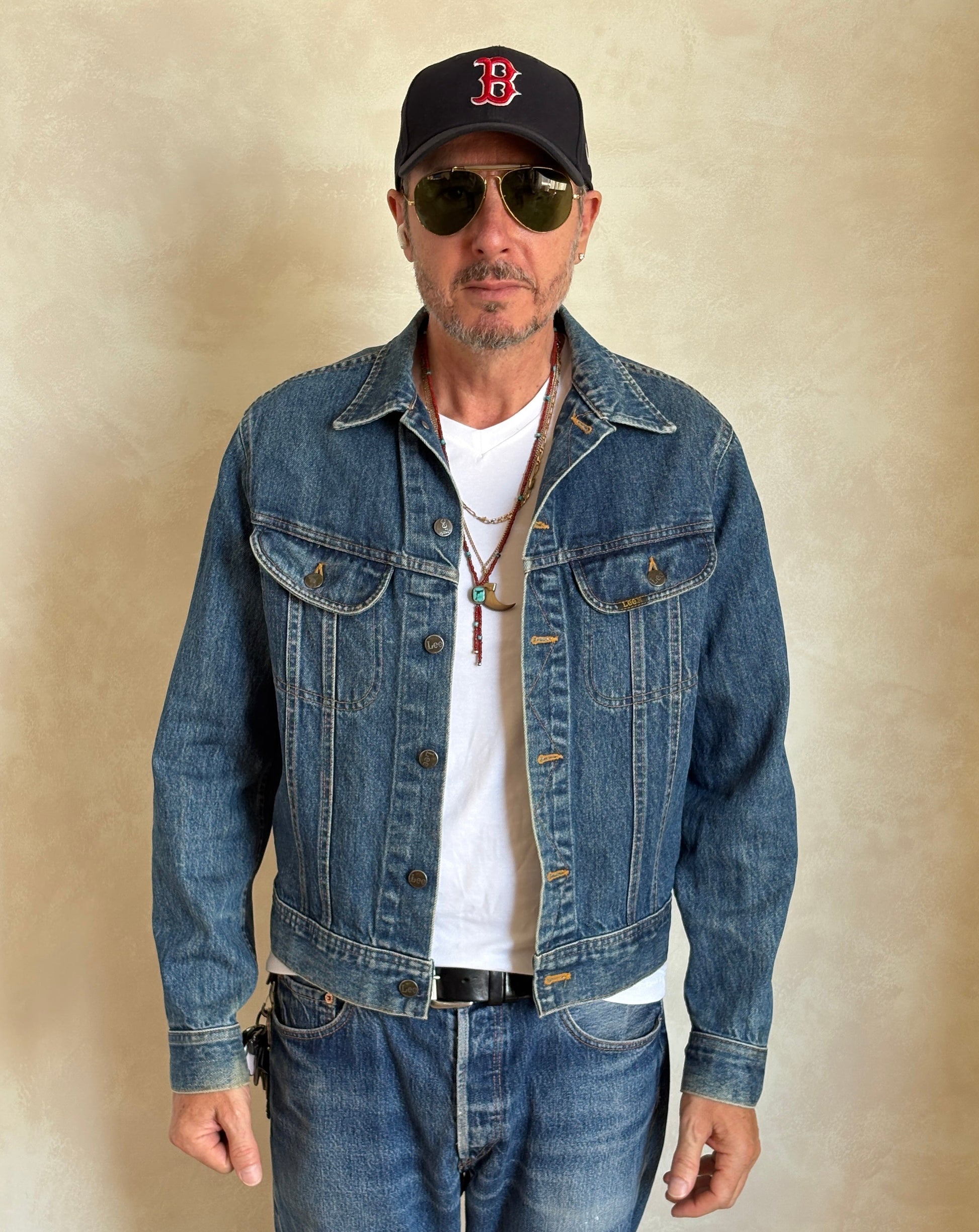 Size 40L US / 50L EU. Vintage 80s Lee Denim Jacket – 2 Chest Pockets – Made in Canada - USA Vintage Bcn