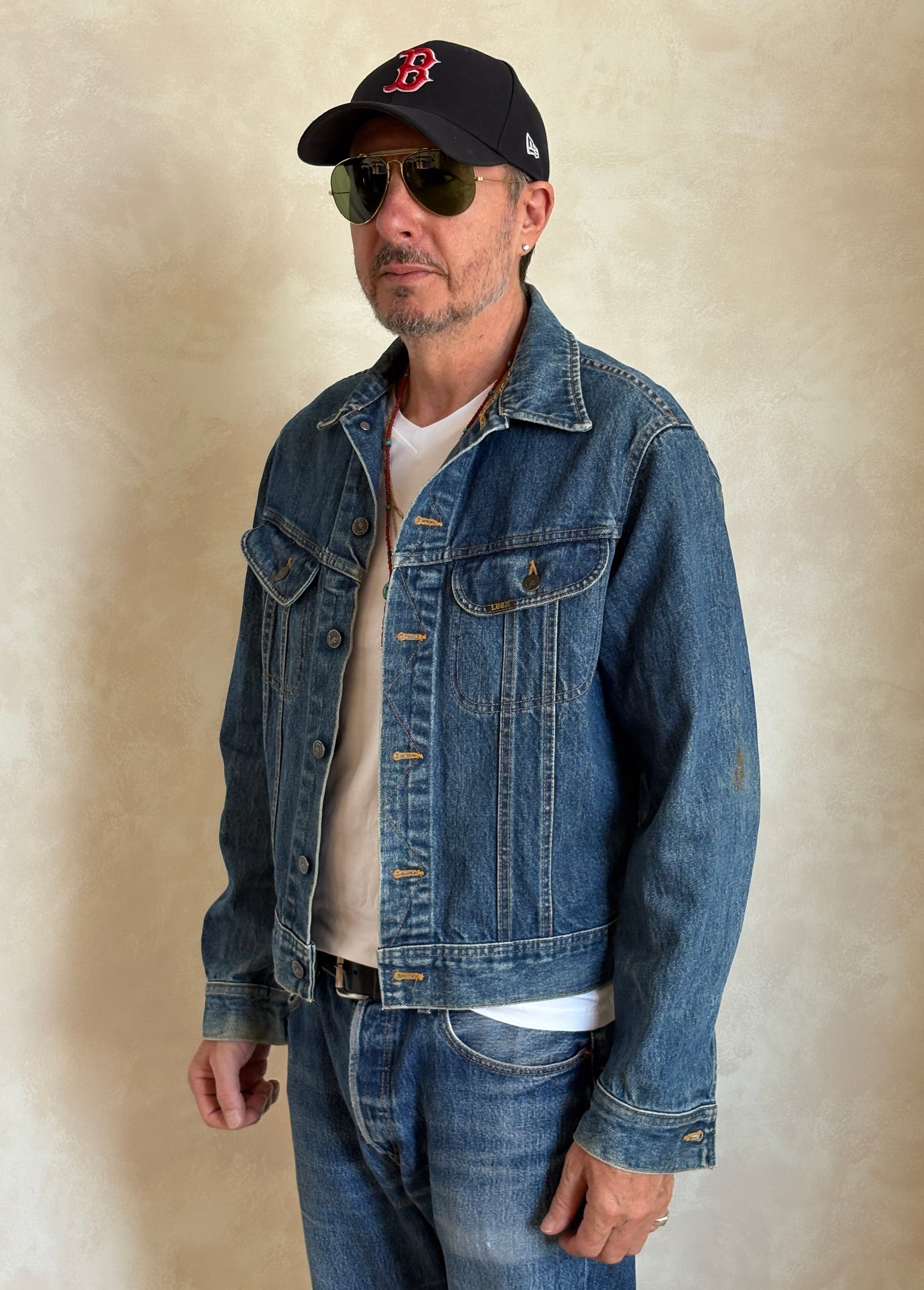 Size 40L US / 50L EU. Vintage 80s Lee Denim Jacket – 2 Chest Pockets – Made in Canada - USA Vintage Bcn