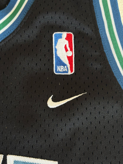 Nike Minnesota Timberwolves Kevin Garnett No. 21 Jersey Size L Black Mesh 1995 NBA Vintage