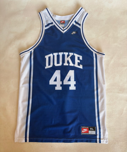 Nike Duke Blue Devils No. 44 Basketball Jersey Size XL Blue Mesh 90s Vintage NCAA College