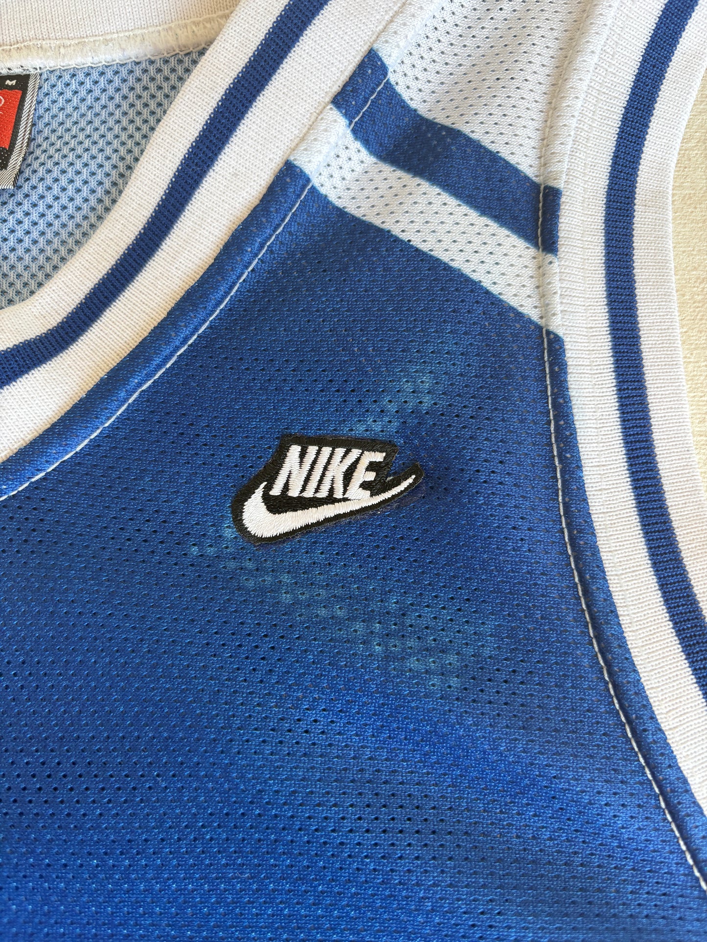 Nike Duke Blue Devils No. 44 Basketball Jersey Size XL Blue Mesh 90s Vintage NCAA College
