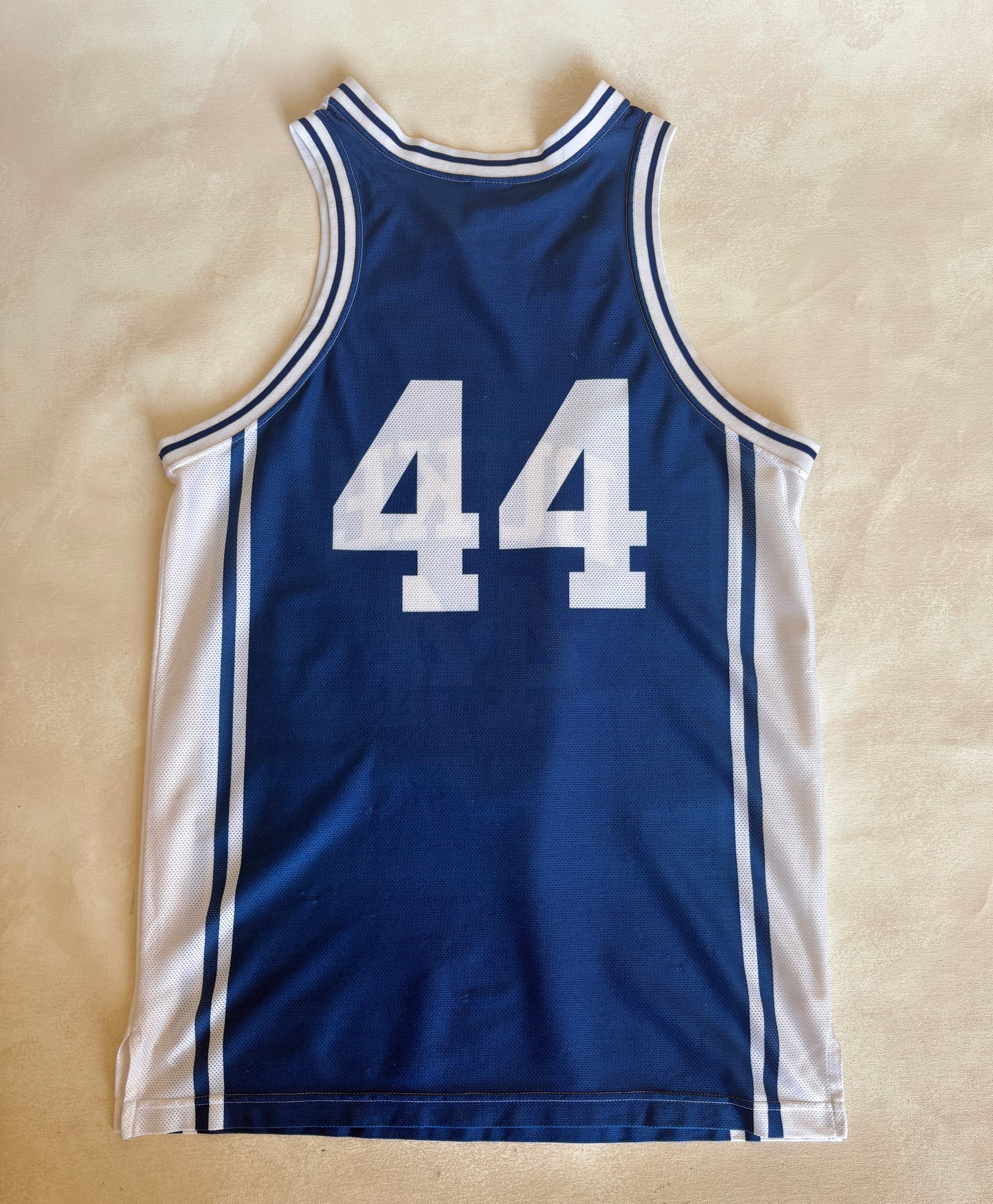 Nike Duke Blue Devils No. 44 Basketball Jersey Size XL Blue Mesh 90s Vintage NCAA College