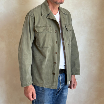 Medium . Authentic US Army HBT Utility Shirt – Korean War Era-AJ357 Studio