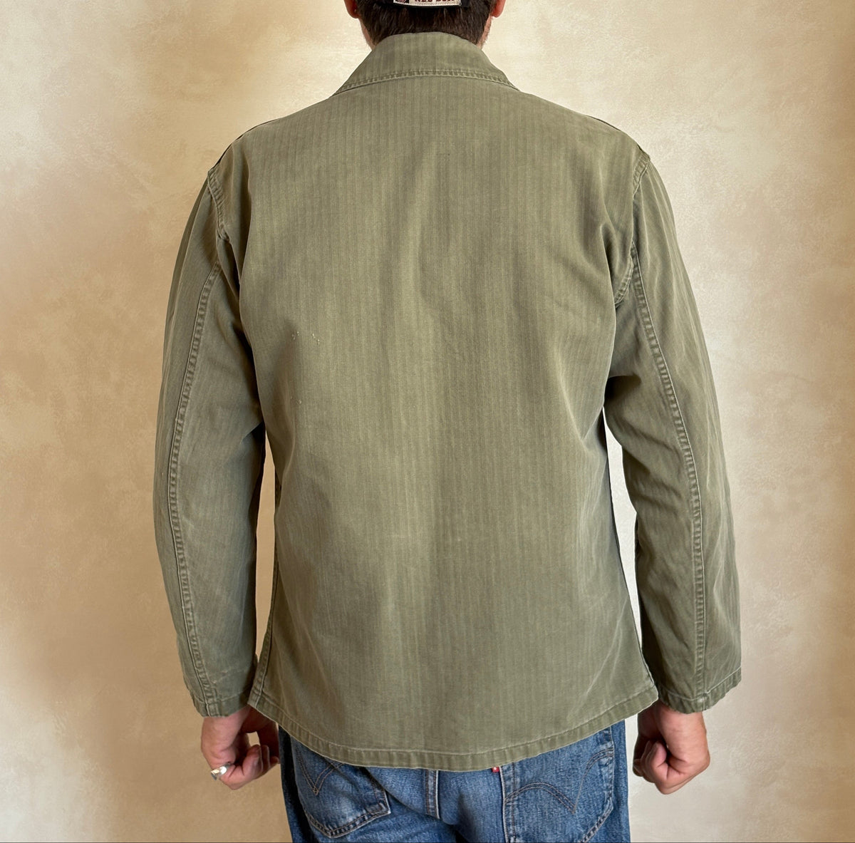 Medium . Authentic US Army HBT Utility Shirt – Korean War Era-AJ357 Studio