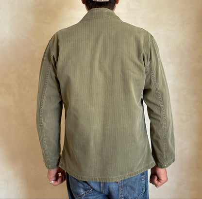 Medium . Authentic US Army HBT Utility Shirt – Korean War Era-AJ357 Studio