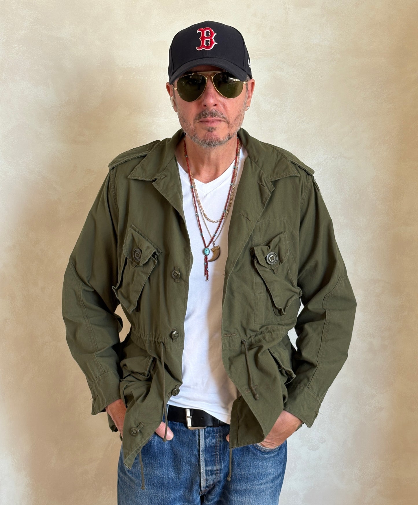 Original 90s Canadian Military Jungle Jacket | Vintage Army Combat Shirt | Size Medium | AJ357 Studio