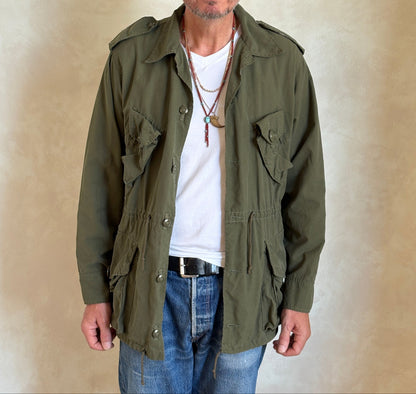 Original 90s Canadian Military Jungle Jacket | Vintage Army Combat Shirt | Size Medium | AJ357 Studio-AJ357 Studio