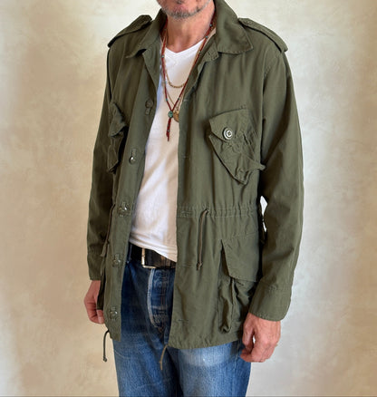Original 90s Canadian Military Jungle Jacket | Vintage Army Combat Shirt | Size Medium | AJ357 Studio-AJ357 Studio
