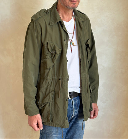 Original 90s Canadian Military Jungle Jacket | Vintage Army Combat Shirt | Size Medium | AJ357 Studio-AJ357 Studio