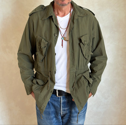 Original 90s Canadian Military Jungle Jacket | Vintage Army Combat Shirt | Size Medium | AJ357 Studio-AJ357 Studio