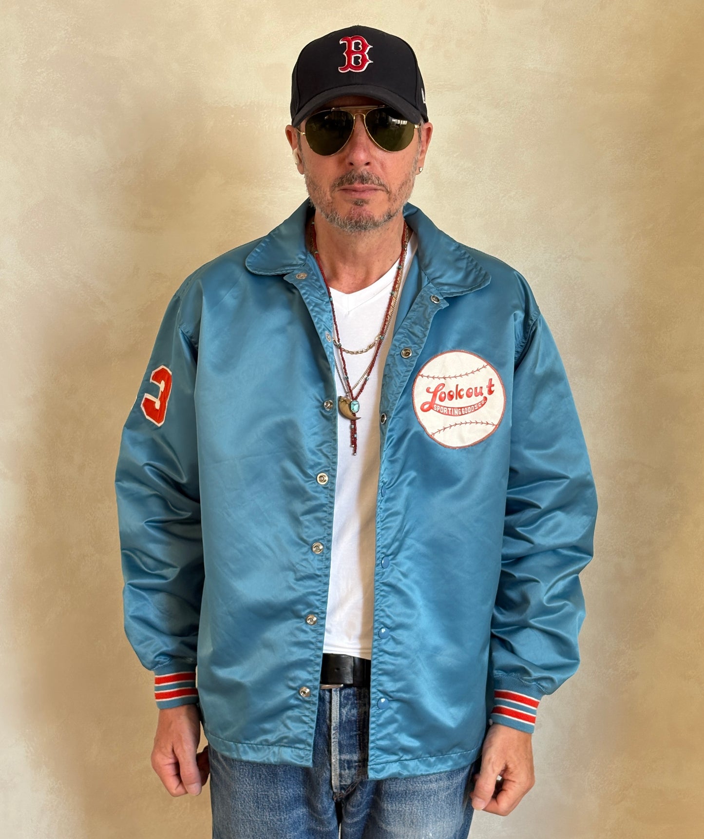 Size Large. Vintage 70s windbreaker made in USA - USA Vintage Bcn