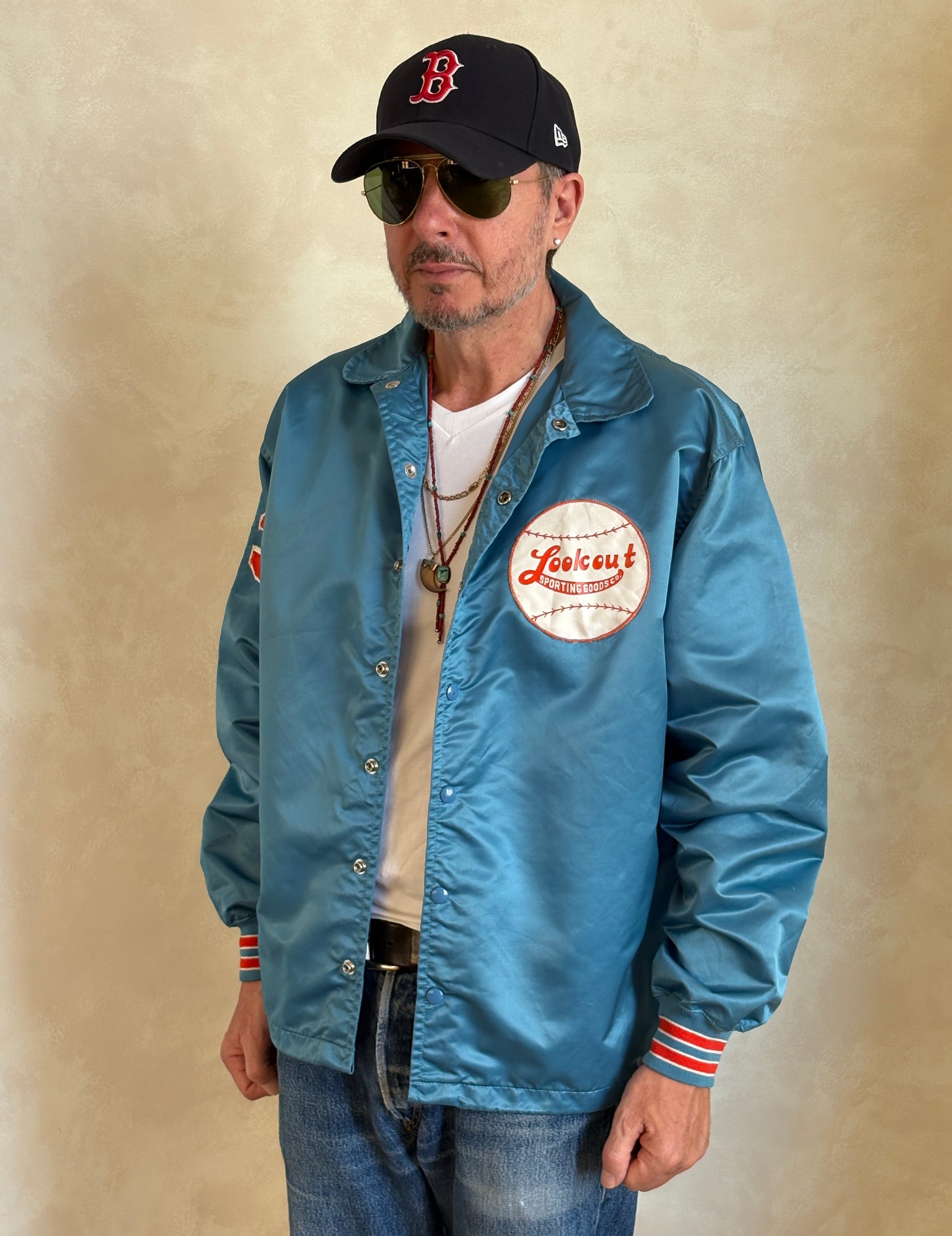 Size Large. Vintage 70s windbreaker made in USA - USA Vintage Bcn