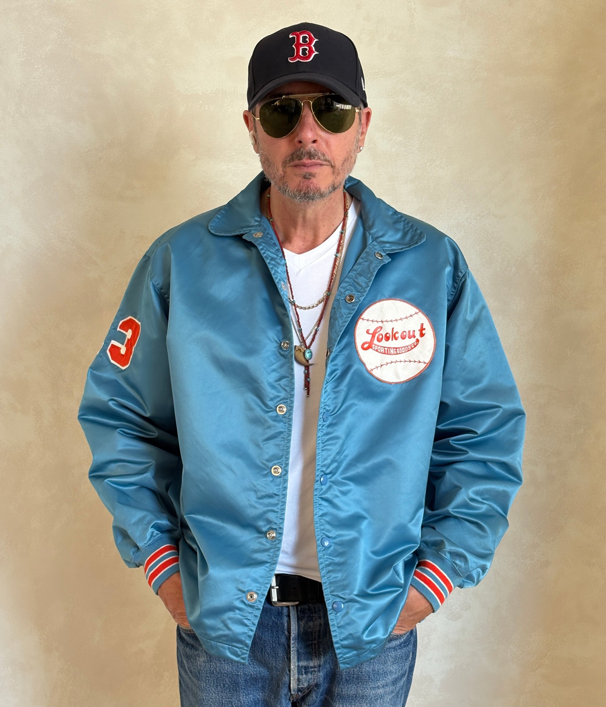 Size Large. Vintage 70s windbreaker made in USA - USA Vintage Bcn