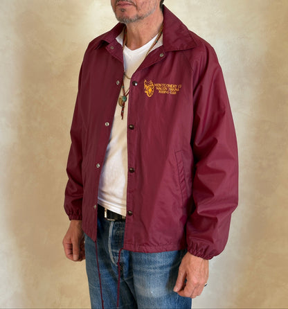 Size Med. Vintage 80s windbreaker made in USA-AJ357 Studio