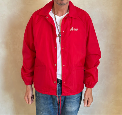 Size Large. Vintage 80s windbreaker made in USA-AJ357 Studio