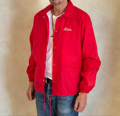 Size Large. Vintage 80s windbreaker made in USA-AJ357 Studio