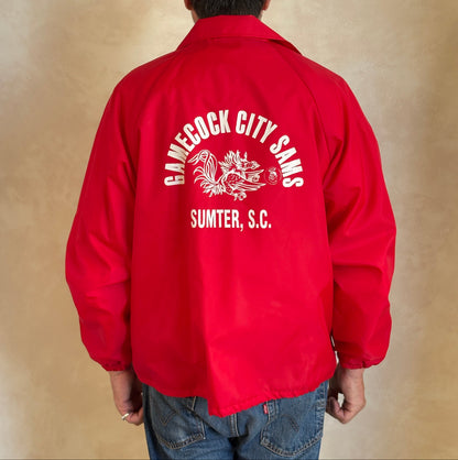 Size Large. Vintage 80s windbreaker made in USA-AJ357 Studio