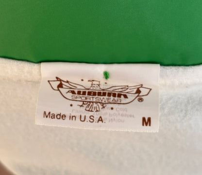 Size Med. Vintage 80s Green windbreaker Made in USA-AJ357 Studio