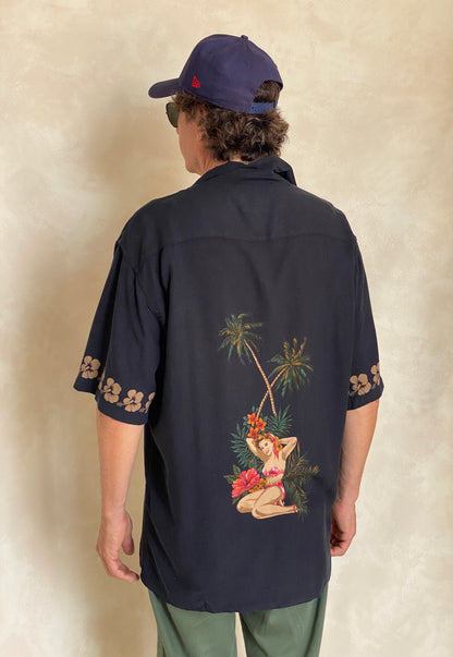 Size Large. Vintage 90s Hawaiian shirt-AJ357 Studio