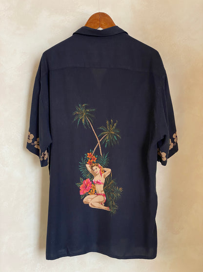 Size Large. Vintage 90s Hawaiian shirt-AJ357 Studio