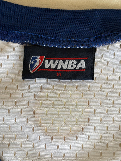 Nike New York Knicks No. 8 Jersey Size M White Orange Navy Mesh NBA Early 2000s