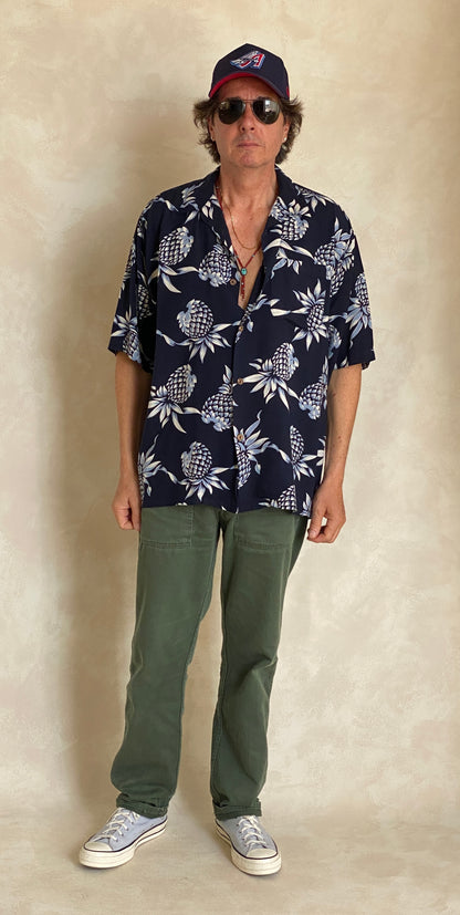 Size Large. Vintage 90s Hawaiian shirt-AJ357 Studio