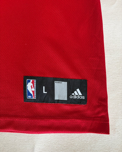 Adidas Houston Rockets Tracy McGrady No. 1 Jersey Size L Red Mesh NBA 2000s