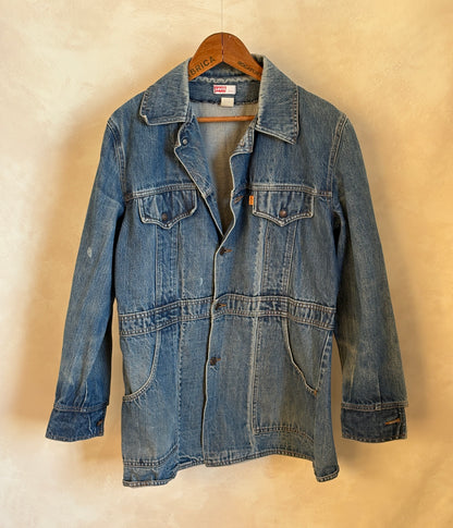 Size Large . Vintage 70s long Levis jacket Made in USA.-AJ357 Studio