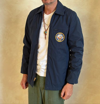 Size 36UE / 46EU . Vintage 1988 US Navy Utility Jacket – Made in USA-AJ357 Studio