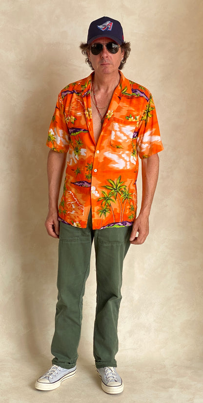 Size Small. Vintage 90s Hawaiian shirt-AJ357 Studio