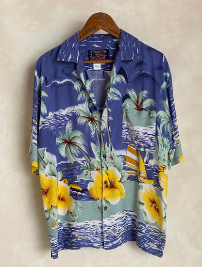 Size Large. Vintage 90s Hawaiian shirt-AJ357 Studio