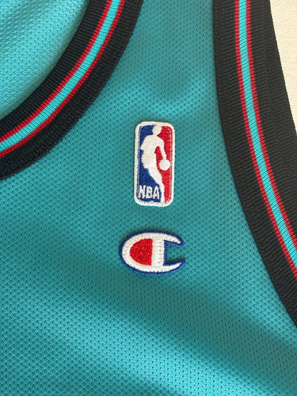 Champion Vancouver Grizzlies Bryant Reeves No. 50 Jersey Size 44 Teal Mesh NBA 90s