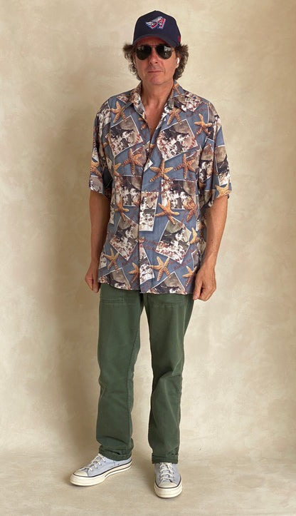 Size Large. Vintage 90s Hawaiian shirt-AJ357 Studio