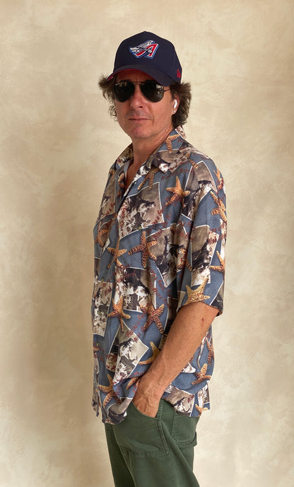 Size Large. Vintage 90s Hawaiian shirt-AJ357 Studio