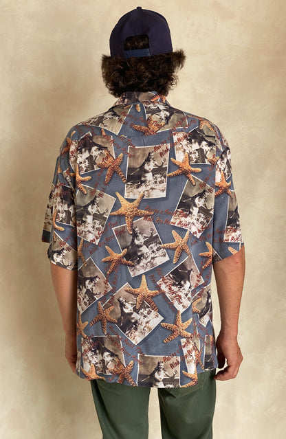 Size Large. Vintage 90s Hawaiian shirt-AJ357 Studio