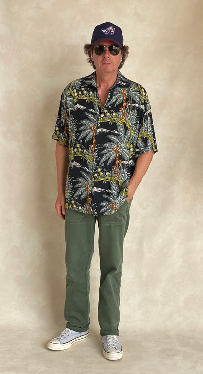 Size Small. Vintage 90s Hawaiian shirt-AJ357 Studio