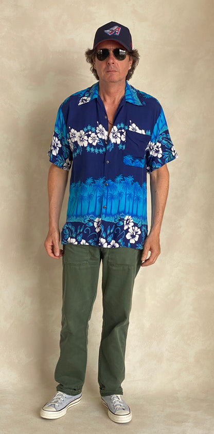 Size Small. Vintage 90s Hawaiian shirt-AJ357 Studio