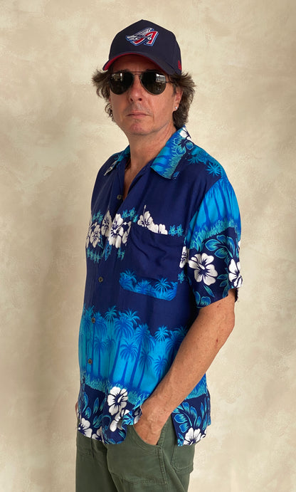 Size Small. Vintage 90s Hawaiian shirt-AJ357 Studio