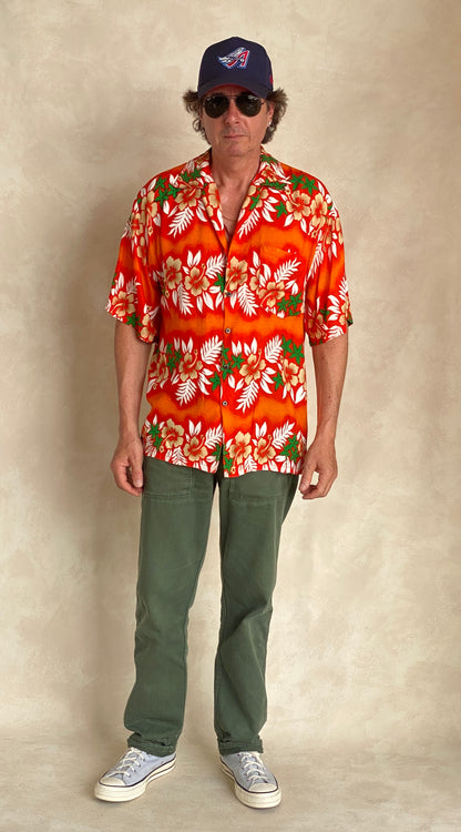 Size Large. Vintage 90s Hawaiian shirt-AJ357 Studio