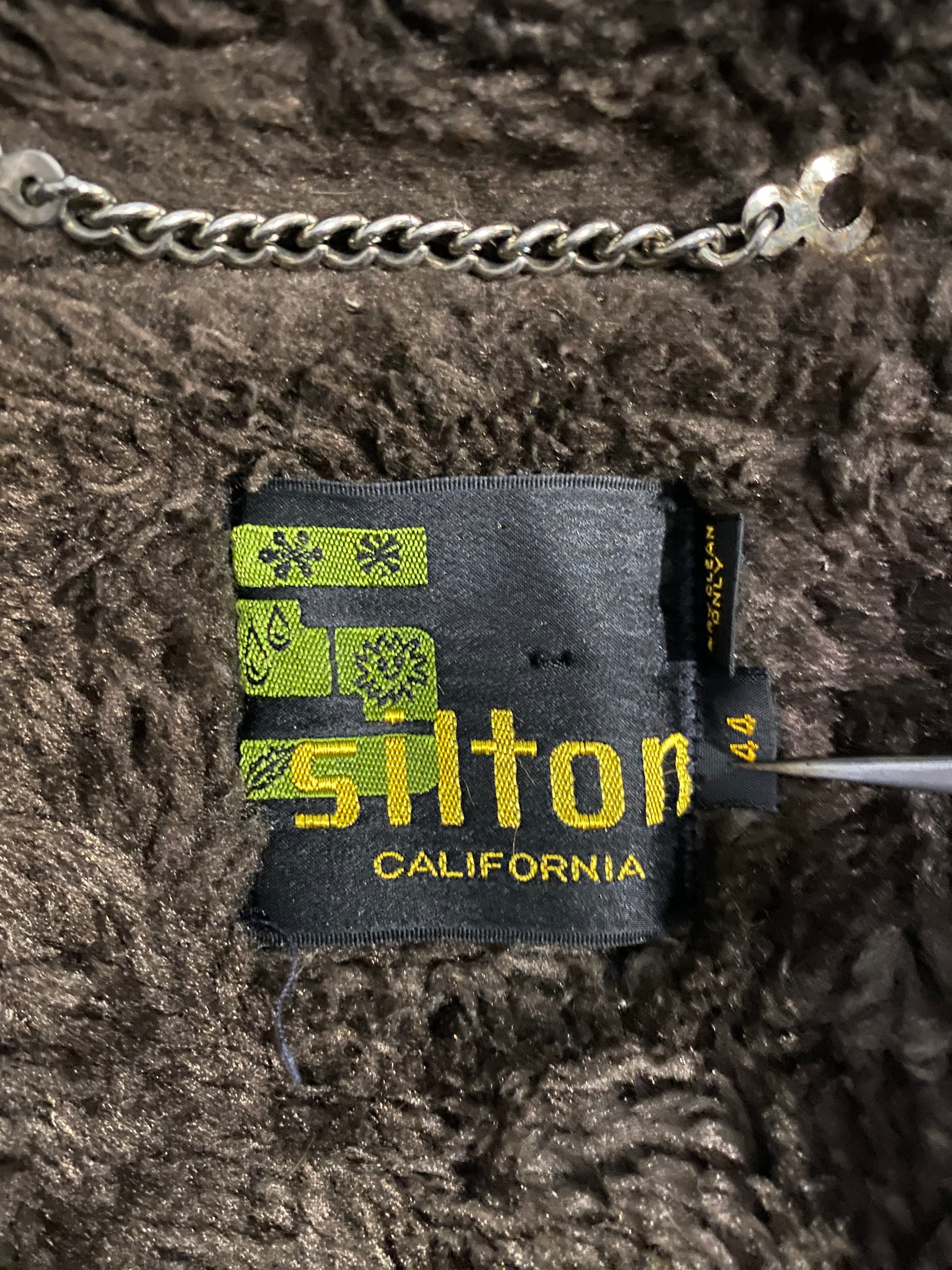 Vintage 70s plaid wool coat by Silton – classic winter style made in USA – size 44 us / 54 eu-AJ357 Studio
