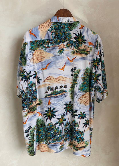 Size Large. Vintage 90s Hawaiian shirt-AJ357 Studio