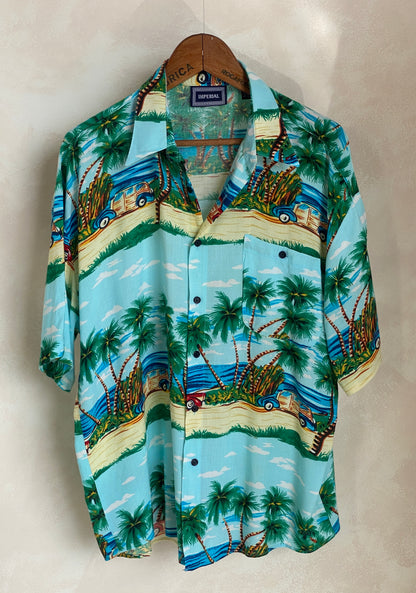 Size Large. Vintage 90s Hawaiian shirt-AJ357 Studio