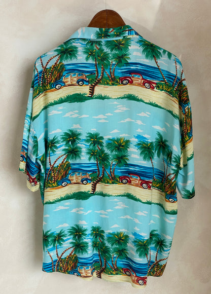 Size Large. Vintage 90s Hawaiian shirt-AJ357 Studio