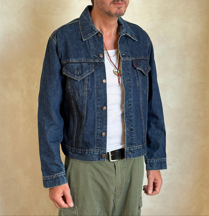 Size 42US / 52EU . Vintage 70s Levis jacket Made in USA.-AJ357 Studio