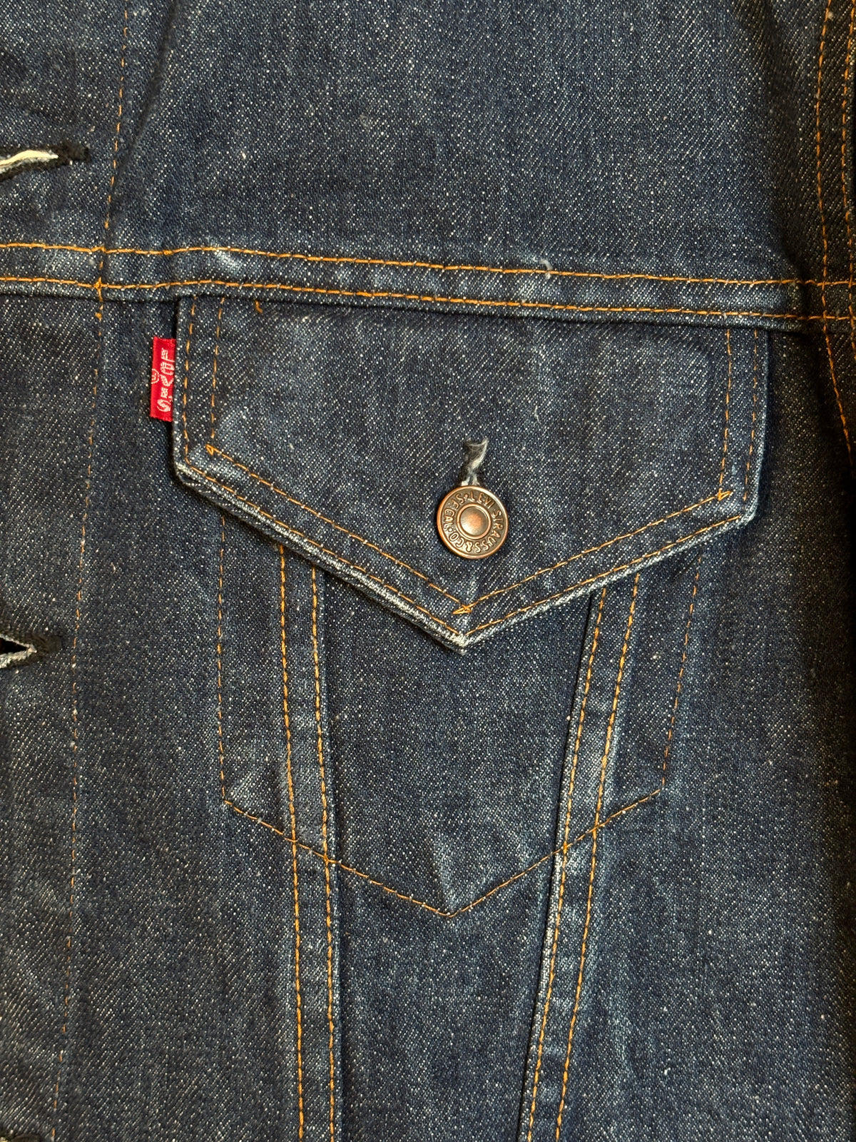 Size 42US / 52EU . Vintage 70s Levis jacket Made in USA.-AJ357 Studio