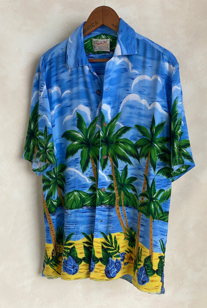 Size Large. Vintage 90s Hawaiian shirt-AJ357 Studio